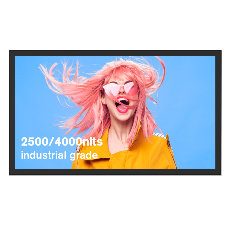 waterproof monitor industrial high brightness digital advertising outdoor screen display ip66 signage