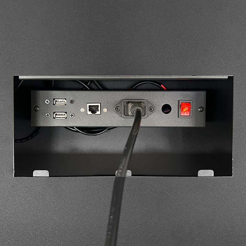 info query station with dynamic display touch screen wayfinding multi media digital horizontal lcd display information kiosk