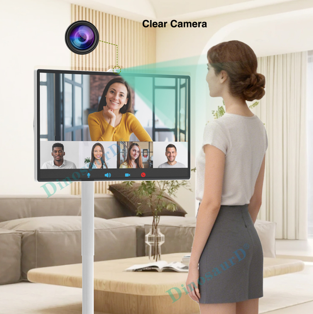 best price disply 24 27 32 inch display video advertising game moveable android smart touch screen lcd portable interactive wireless tv 