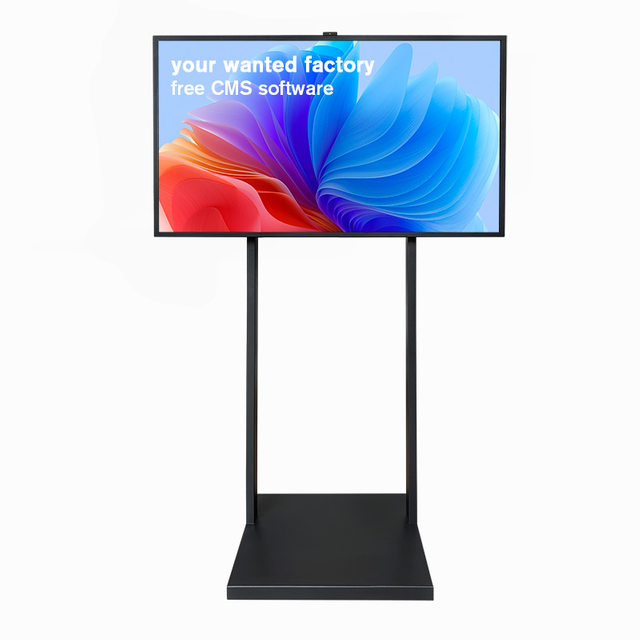 Floor Stand 55 Inch LCD Display High Brightness 3000nits Window Advertising Digital Signage