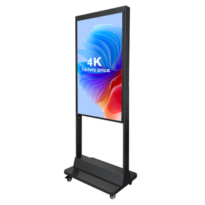 Indoor Double Sided High Brightness Hanging Commercial Advertising LCD Smart Menu Board Window Facing Digital Signage