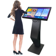 Public Spaces Commercial Centers Corporate Self Service Terminal Offices K Shaped Touchscreen Information Kiosk