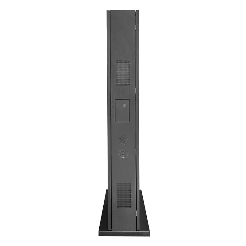 waterproof ip65 customized floor standing dual screen kiosk signage large advertising outdoor digital bus double side totem