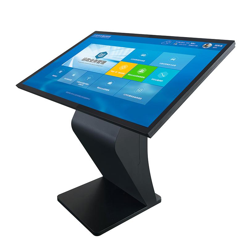 Digital Signage K Style Horizontal Stand Windows Touch 32 Inch Screen Self Service Information K Type Kiosk