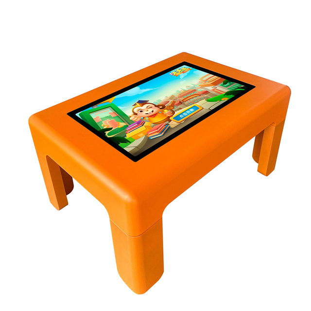 Android Windows Waterproof Screen Kiosk For Kids Education In School Indoor Standing Protection Portable Interactive Touch Table
