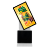 43 49 55 Shopping Mall Commercial Lcd Touch Screen Display Indoor Digital Kiosk 360 Standing Signage Rotating Advertising Player
