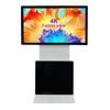 360 Indoor Flexible Touch Screen Signage Digital Rotatable Lcd Display Stand Interactive Player Rotating Advertising Kiosk