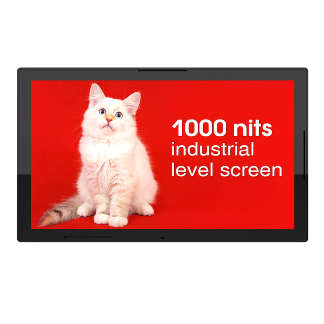21.5 Inch Smart Industrial Embedded High Brightness Ultimate 4K HD Dual System Optional Touch Monitor 