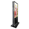 43 49 55 Inch Ultra Thin Dual Screen Video Lcd Touch Display Advertising Player Totem Double Side Stand Digital Signage