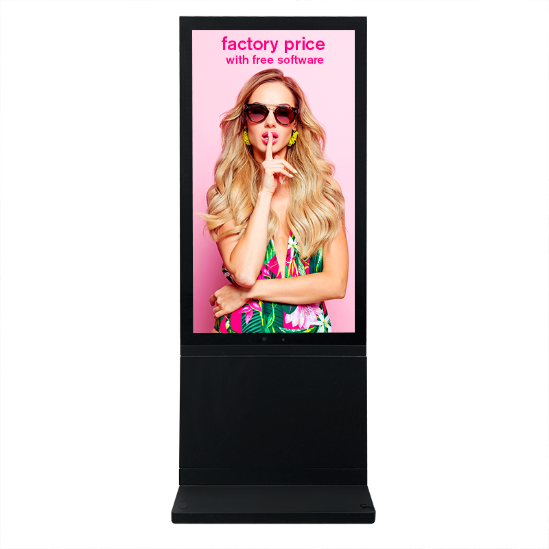 43 50 55 60 Inch Floor Standing Digital Signage Advertising Display Hd LCD Touch Screen Totem Outdoor Waterproof Digital Kiosk