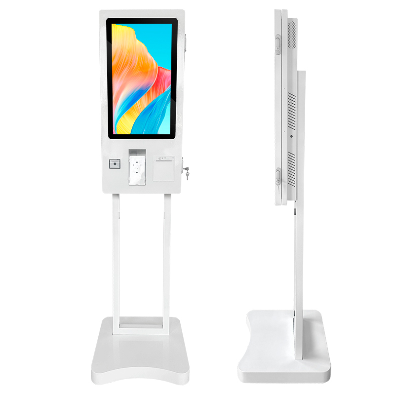 Menu POS Terminal Touch Screen Checkout All in One Payment Pos Fast Food Self-Service Ordering Food Restaurant Kiosk