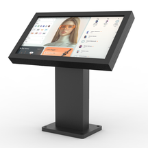 Outdoor Capacitive Touch Digital Signage Totem with Weather-Proof Design