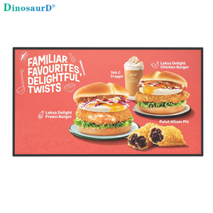 43-65 Inch Ultra Thin 4K LCD Touchscreen Wall Mounted Digital Signage for Indoor Use