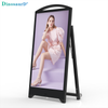 700nits High Brightness 10 Hours Battery Powered Mobile Advertising LCD Digital Signage
