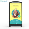 700nits High Brightness 10 Hours Battery Powered Mobile Advertising LCD Digital Signage