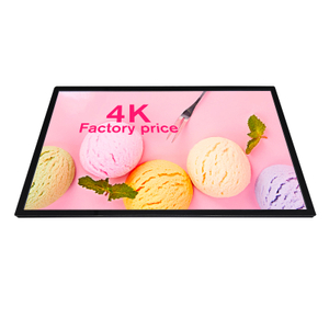 restaurant store elevator lcd screen touch interactive monitor advertising display lcd indoor menu wall mount digital signage