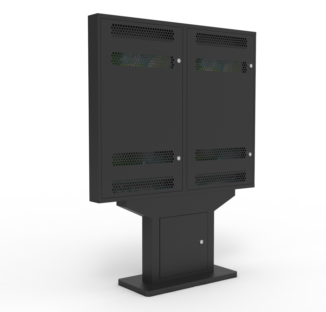 High Brightness 65 75 86 Inch Display Billboard 2-screen Displays IP65 Waterproof Lcd HD Outdoor Touch Screen Kiosk