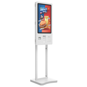 32-Inch Indoor Retail Checkout with Built-In NFC Camera Payment Lcd Screen Function Self Service Touch Payment Kiosk