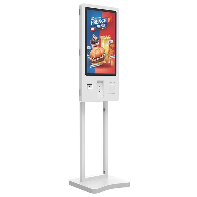 32-Inch Indoor Retail Checkout with Built-In NFC Camera Payment Lcd Screen Function Self Service Touch Payment Kiosk
