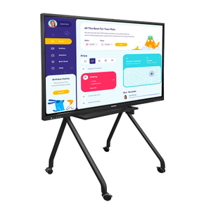 Best Sell Display Wireless Screen Projection Flat Panel Lcd Anti Glare 4K Electronic Digital Smart Meeting Classroom Interactive Infrared Touch Whiteboard