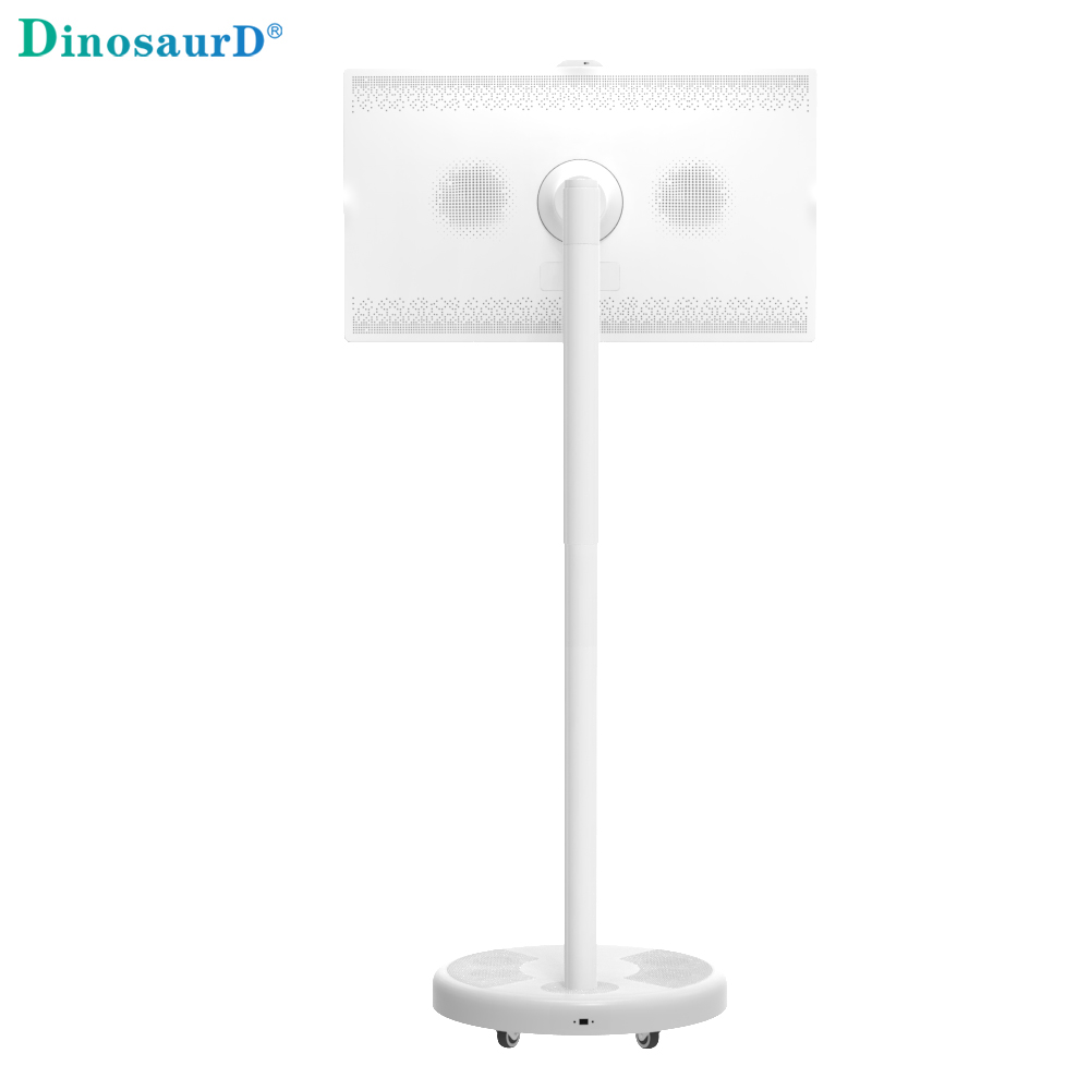 24 27 32inch android os camera rotation smart display live broadcast retail store elevator touch screen battery smart mobile portable wireless movable intelligent tv