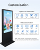 Durable Waterproof LCD Touch Screen Totem for Outdoor Advertising Solutions