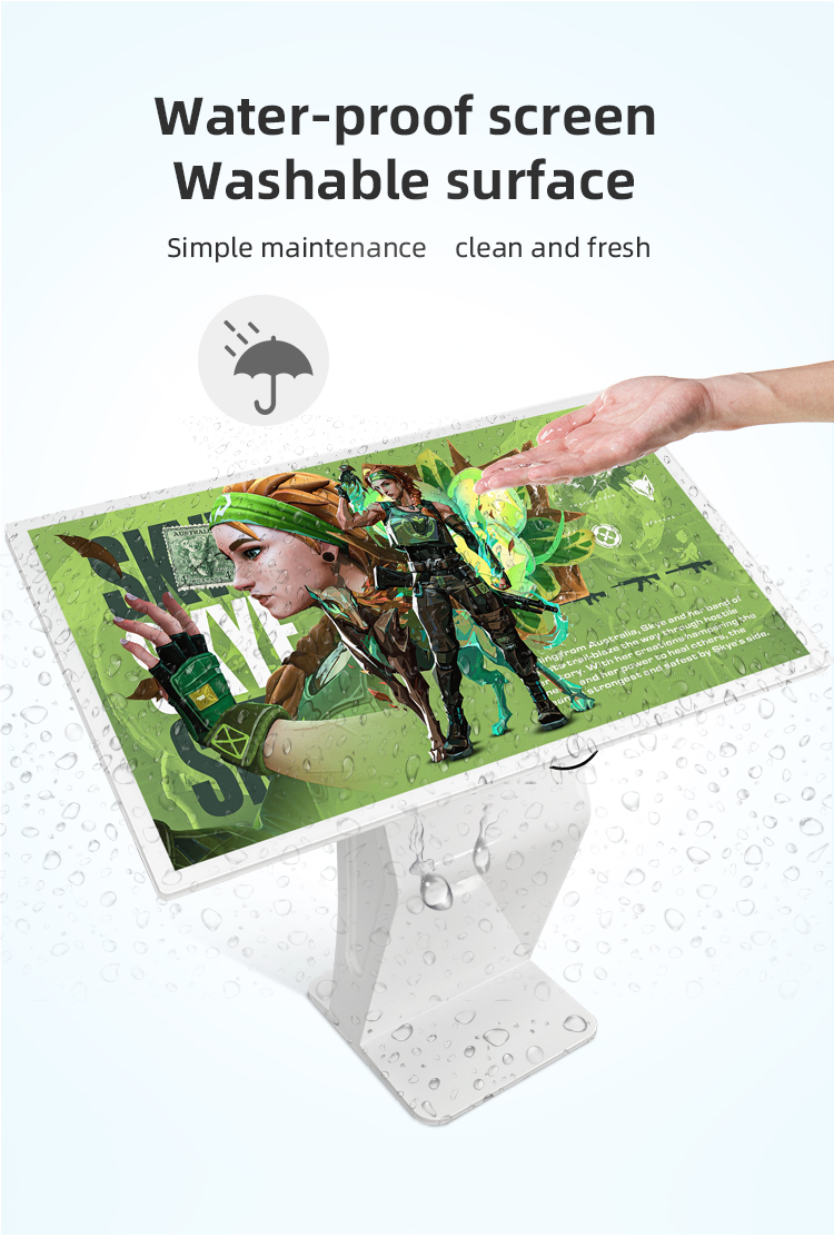 horizontal information screen kiosk 04
