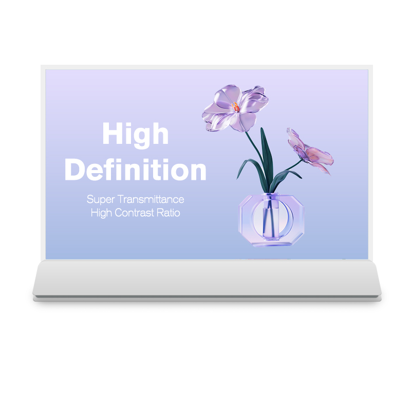 Advertising Display OLED Transparent Glass Display Screen