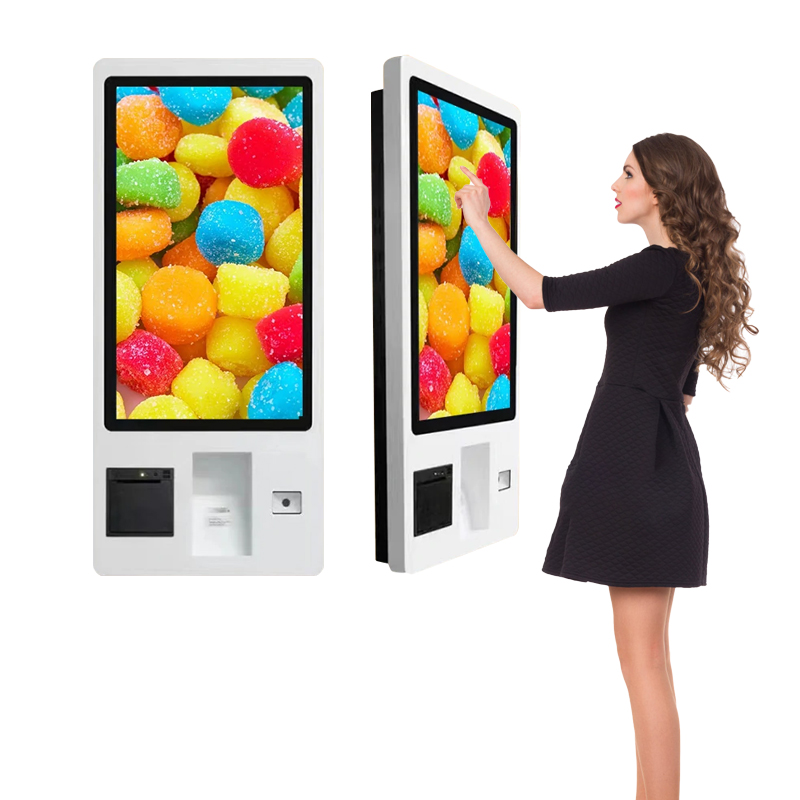 Restaurant Food Order Self Ordering Service Lcd Sensitive Touch Screen Fastfood Order Kiosk