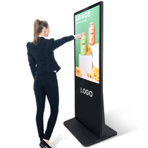 multi size exhibition lcd poster kiosk digital interactive stand indoor display touch signage smart advertising player totem