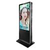 43 49 55 Inch Ultra Thin Dual Screen Video Lcd Touch Display Advertising Player Totem Double Side Stand Digital Signage