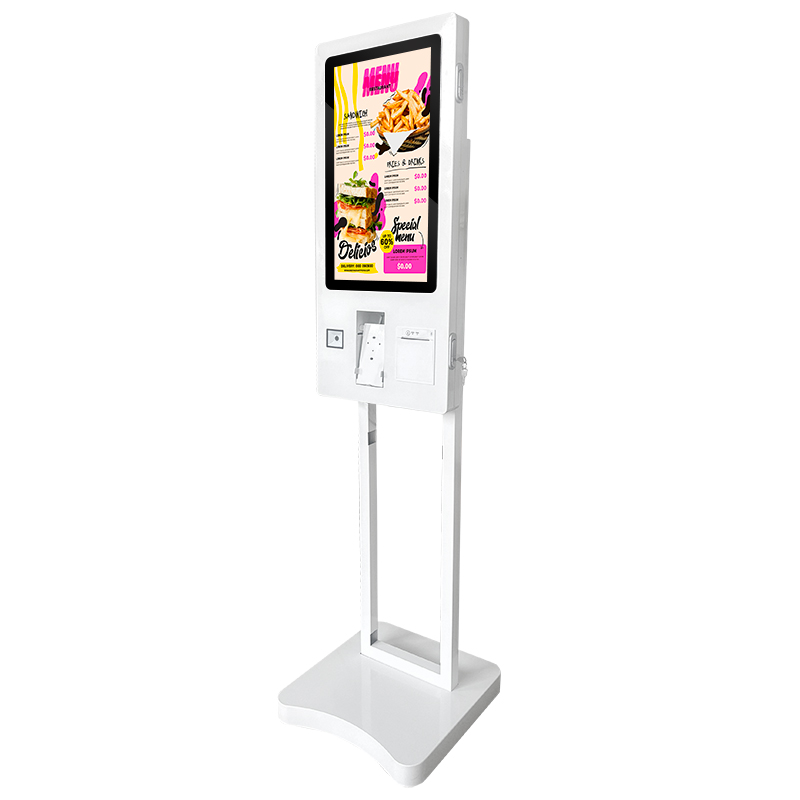 Menu POS Terminal Touch Screen Checkout All in One Payment Pos Fast Food Self-Service Ordering Food Restaurant Kiosk