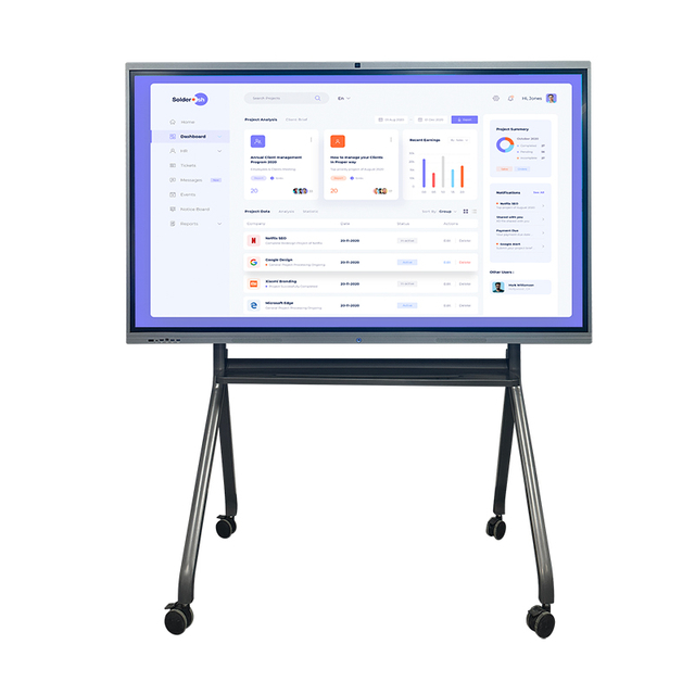 Customized Size Education Dual System Support Built inside OPS All in one Smart Interactive Whiteboard