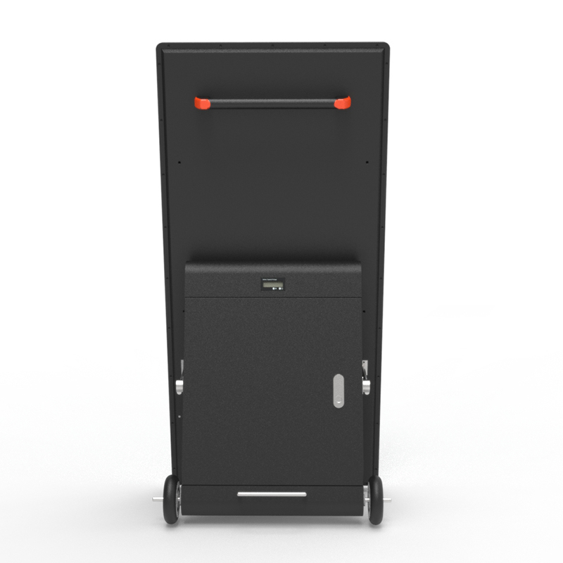 Advertising Poster Playback LCD Powered IP65 Outdoor Digital Foldable High Brightness Battery Mobile Waterproof Signage