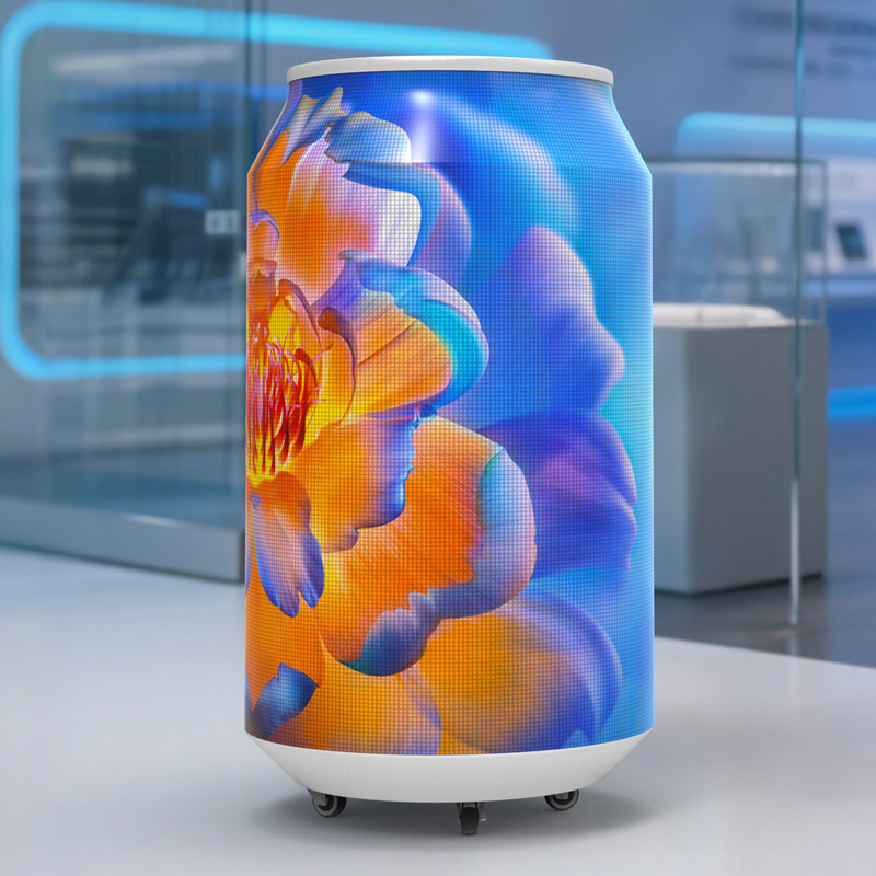 Customisierte Cola -Werbung kann eine flexible LED -Anzeige formen