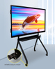 Factory Price 4K Resolution Meeting Teaching Equipment Floor Sand Windows Android Dual System Interactive Flat Panel