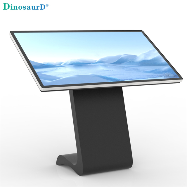 Indoor Free Standing Capacitive Touch Screen LCD Display Inqury Kiosk for Exhibition Activity