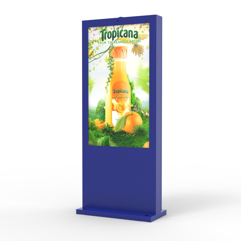 High Brightness 43 Inch Kiosk IP65 Touch 2500nit LCD Digital Advertising Outdoor Floor Standing Waterproof Display