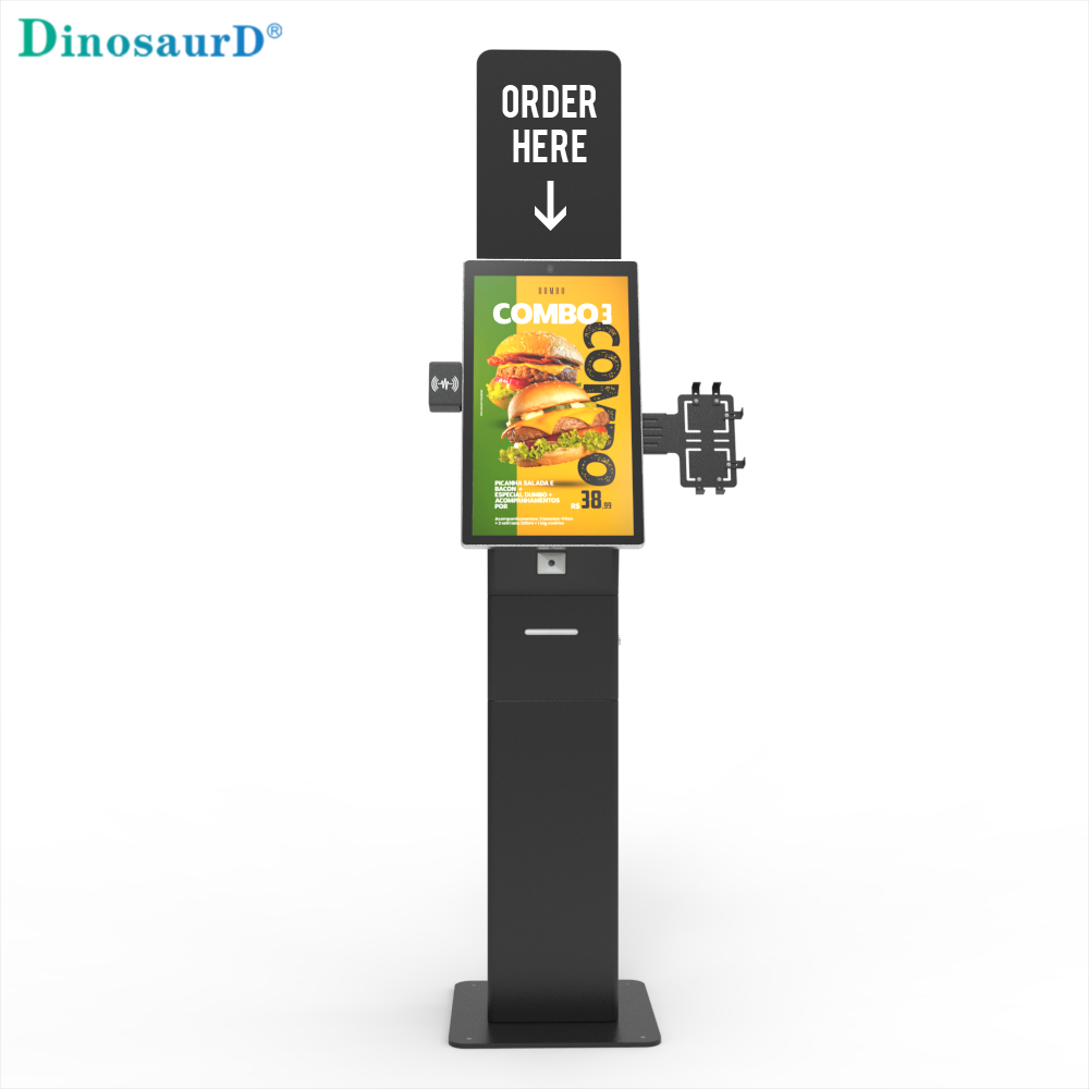 hotel airport subway restaurant shopping mall ticket payment cashless scanner camera order terminal self service checkout priner kiosk