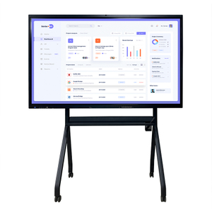 Hot Selling 4k Lcd Education Teaching Meeting All in One Multi Touch Electronic Screen Smart School Interactive Panel Whiteboard