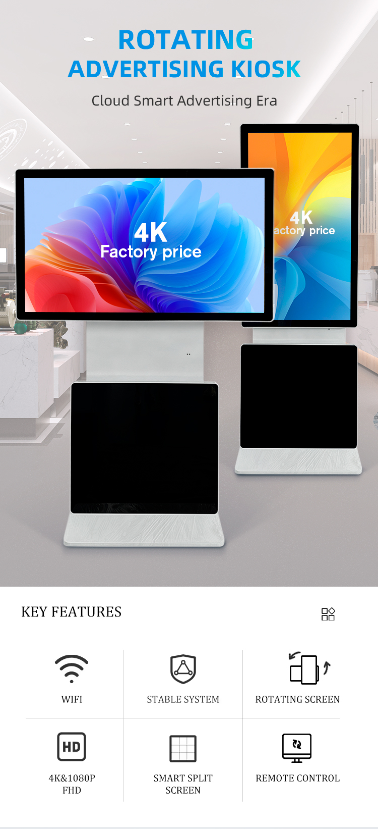 rotating advertising kiosk (1)