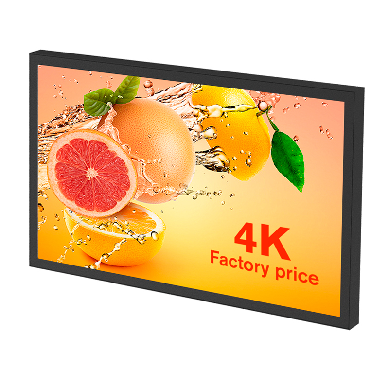 3000 Nits 32 43 49 55 65 Inch Thinnest Commercial Digital Signage Screen Wall Mounting IP66 Outdoor Waterproof TV
