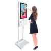 24-Inch All in One POS System with QR Code Scanner Floor-Standing Restaurant Ordering Self-Service Payment Kiosk