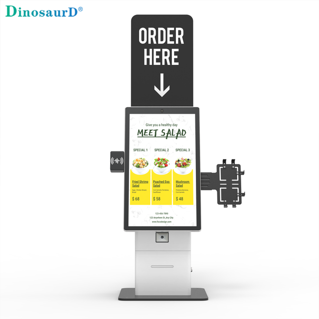 Hot Selling 15.6 18.5 21.5 Inch Touchscreen Restaurants Printing And Payment Indoor Self Service Order Kiosk