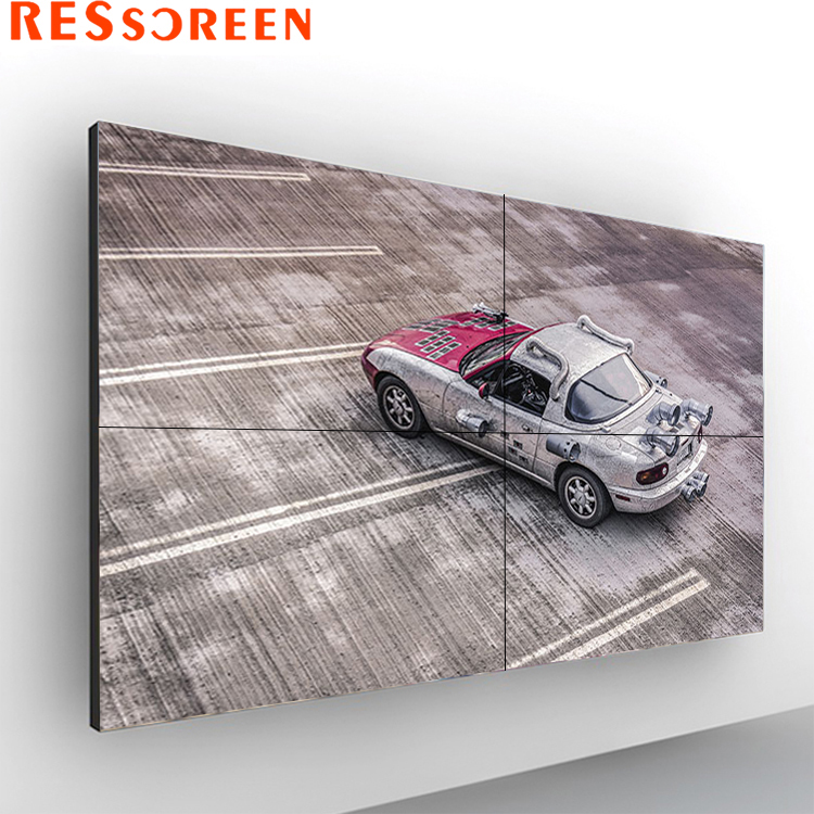 Fashionable High Brightness Optimal Visibility Full Color Window Advertising LCD Splicing Screen Indoor Video Wall Display