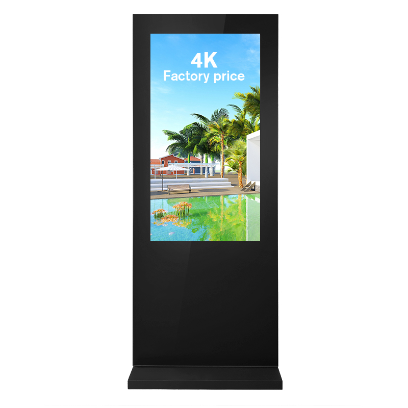 2500nit bus station shopping mall street bus station lcd screen media ip65 advertising player display stand outdoor high brightness totem