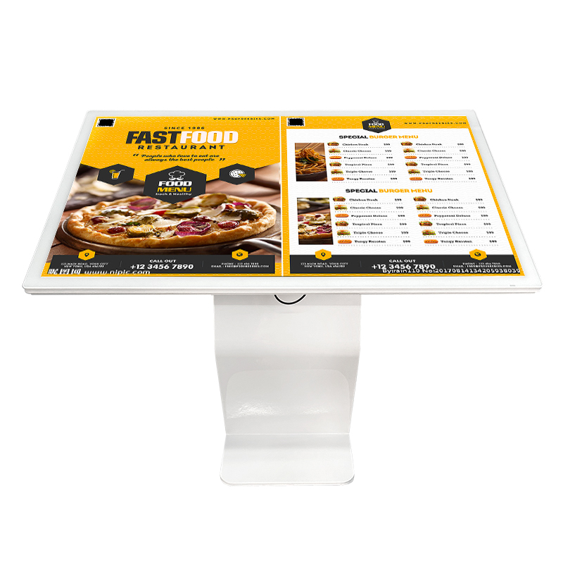32/43/49/55 Inch Capacitive Touch All One PC Android Digital Signage K-Shaped Floor Standing Interactive Information Kiosk