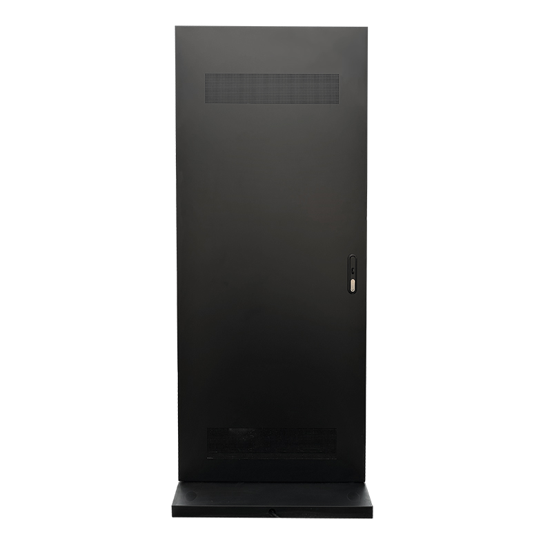 Metal Case Toughened Glass Panel Outdoor Floor Standing Digital Kiosk