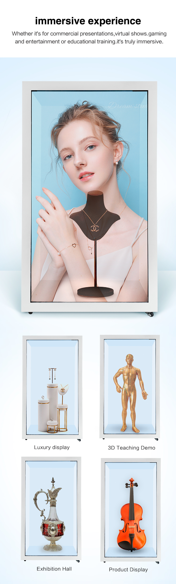 transparent display cabinet 05