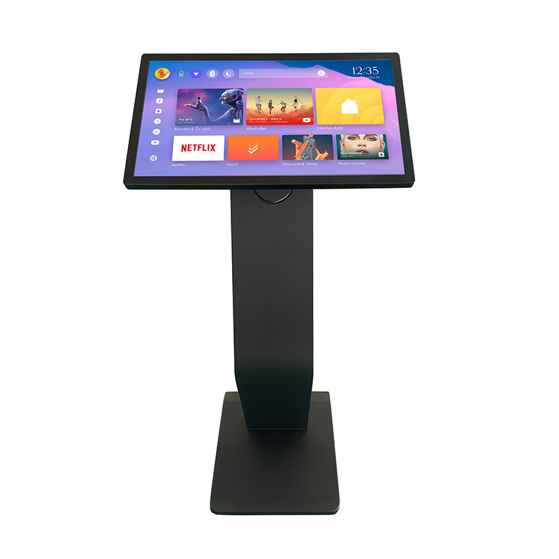 Public Spaces Commercial Centers Corporate Self Service Terminal Offices K Shaped Touchscreen Information Kiosk